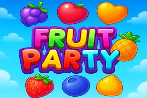 Slotbaba Fruit Party slot oyununda meyve temalı renkli semboller
