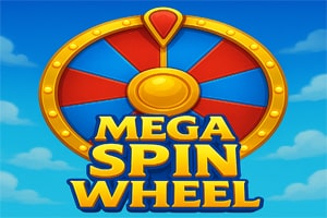 Slotbaba Mega Spin Wheel oyununda çeşitli renk bölümlerine ayrılmış devasa ödül çarkı