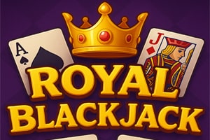 Slotbaba Royal Blackjack oyununda şık masa düzeni ve dağıtılan kartlar