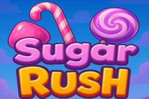 Slotbaba Sugar Rush slot oyununun yüksek volatiliteye sahip şeker temalı görünümü